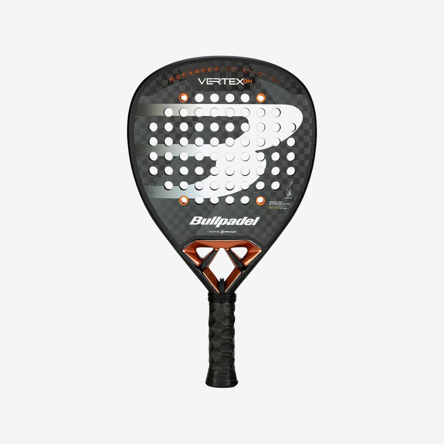 BULLPADEL Adult Padel Racket Vertex 04 25 Juan Tello